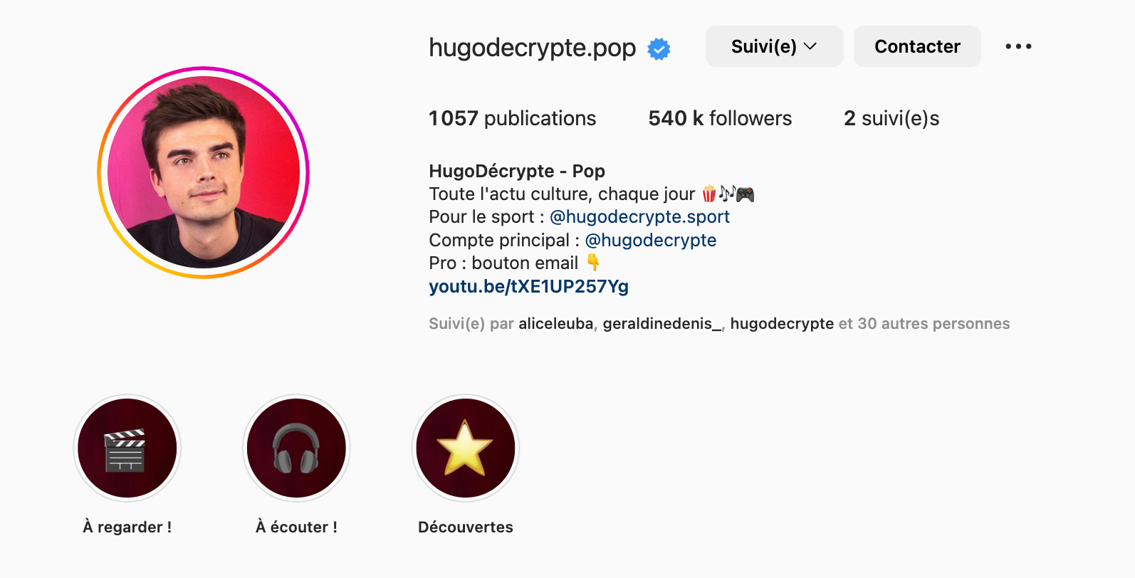 exemple de bon profil instagram