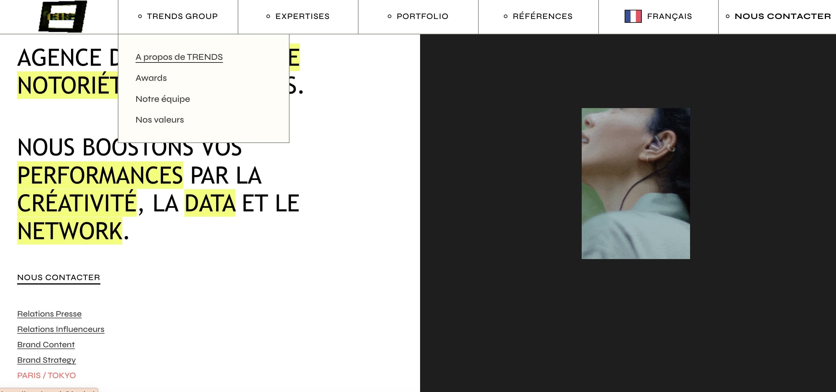 Top agence d'influenceur instagram Trends paris
