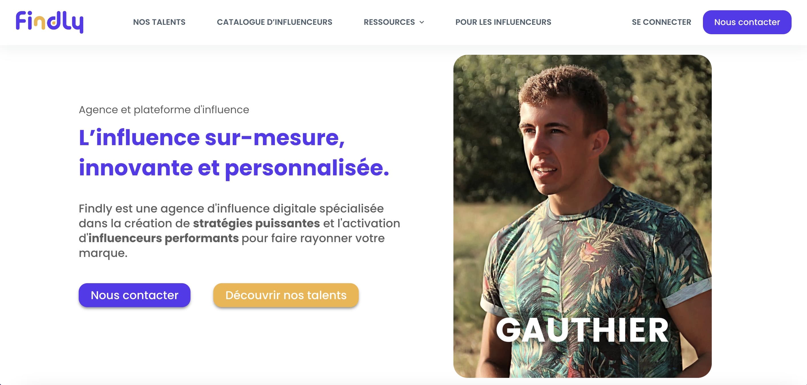 findly un outil d'analyse des comptes instagram
