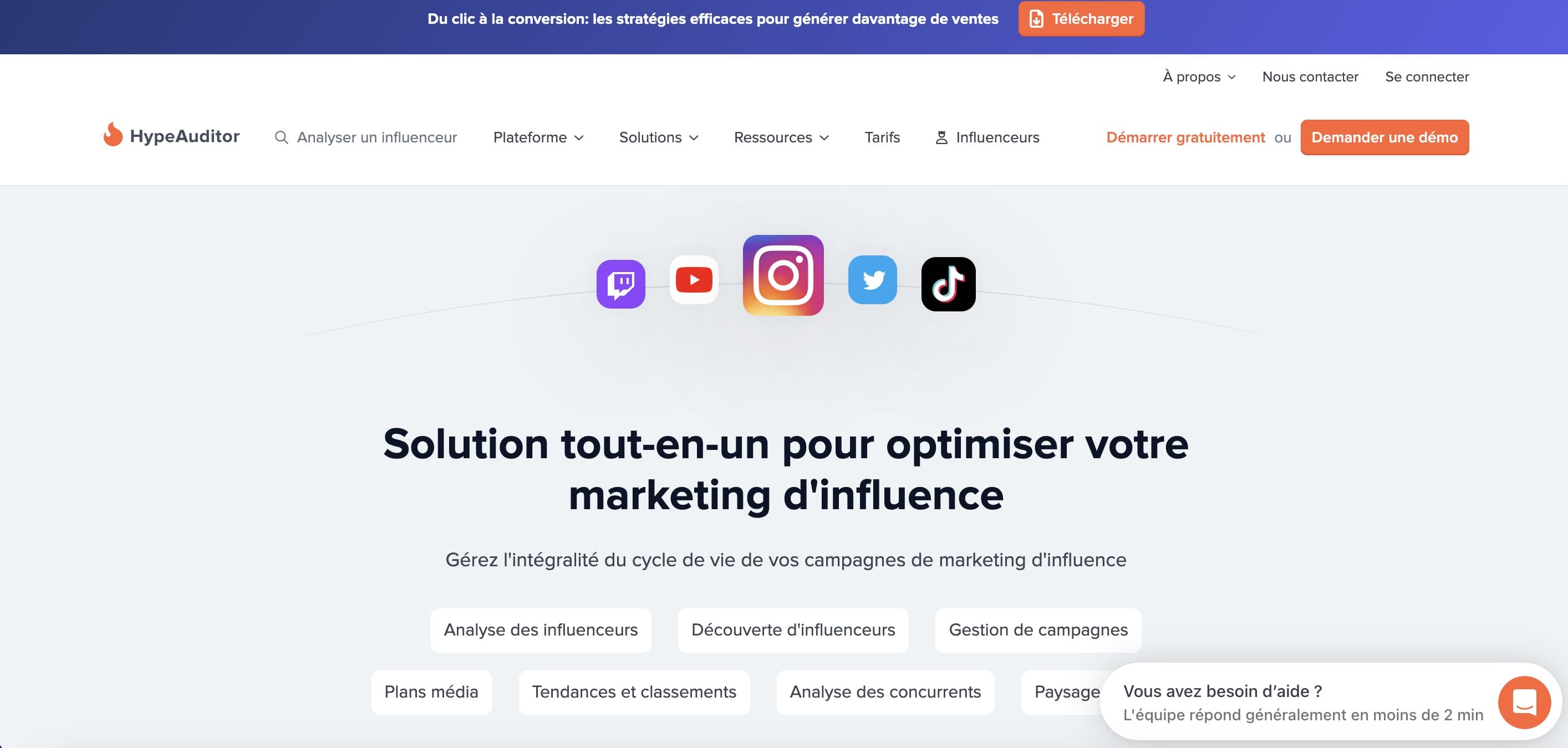 Hype auditor, le meilleur outil d'analyse de compte