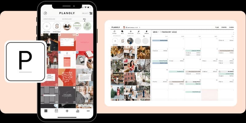 organiser feed instagram application planoly