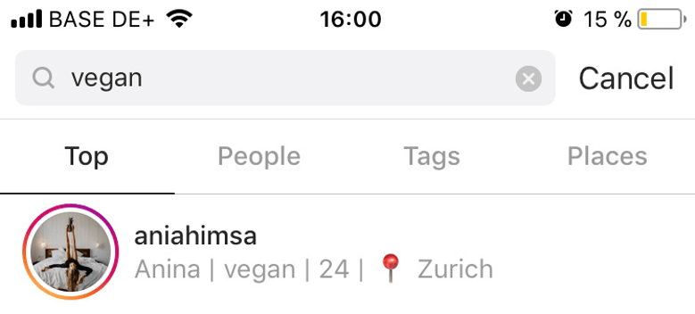 modifier nom utilisateur instagram