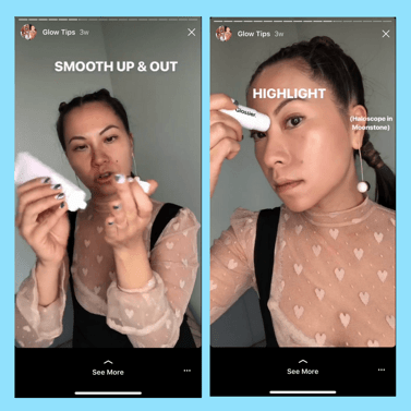 glowtips story instagram