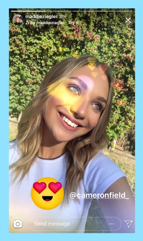 maddieziegler instagram story