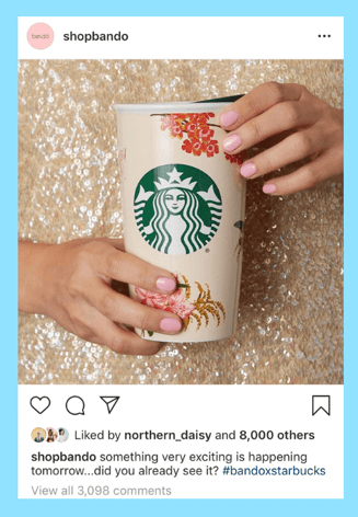 shopbando collaboration instagram