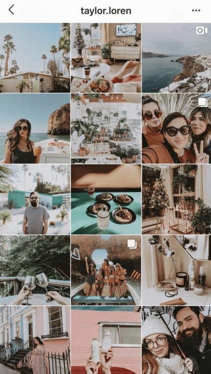 feed instagram exemple