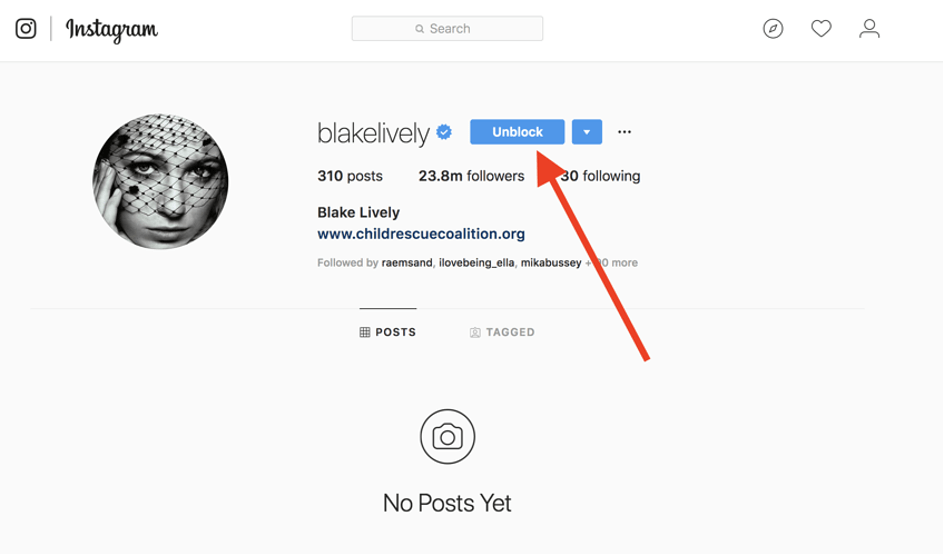 instagram ordi debloquer compte