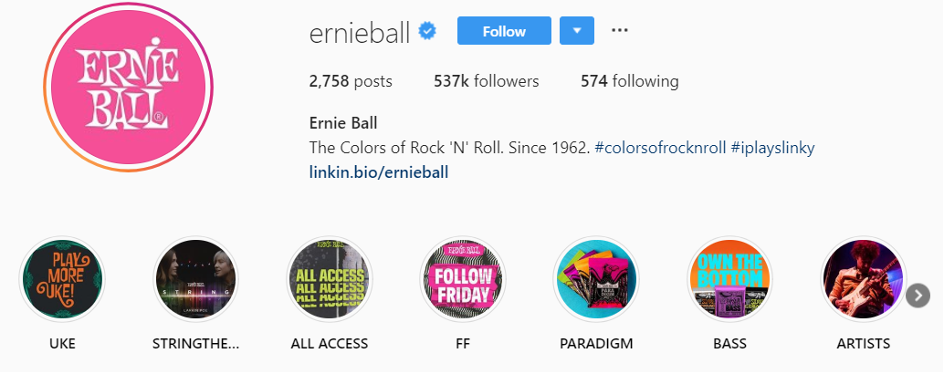 instagram hashtags de marque