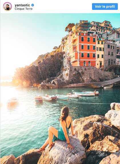 photo instagram cinque terre