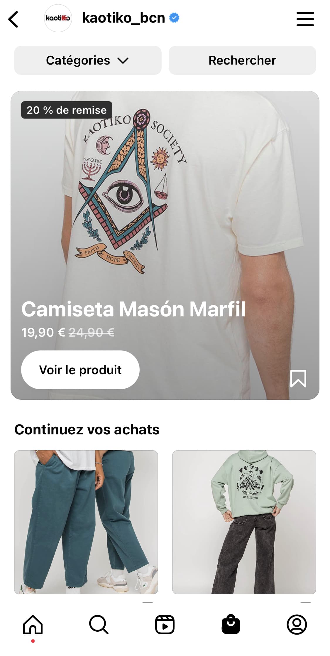 instagram shopping
