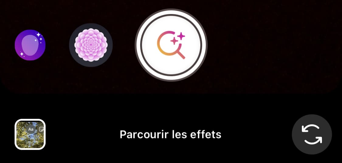 galerie filtre instagram