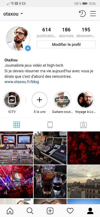 profil instagram