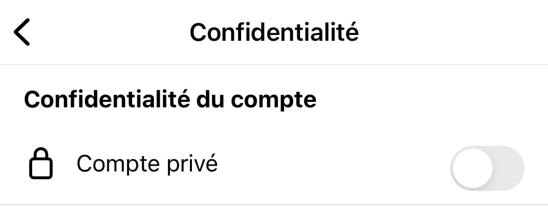 stories a la une compte prive