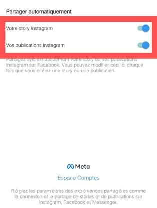 activer partage de publication multi réseaux