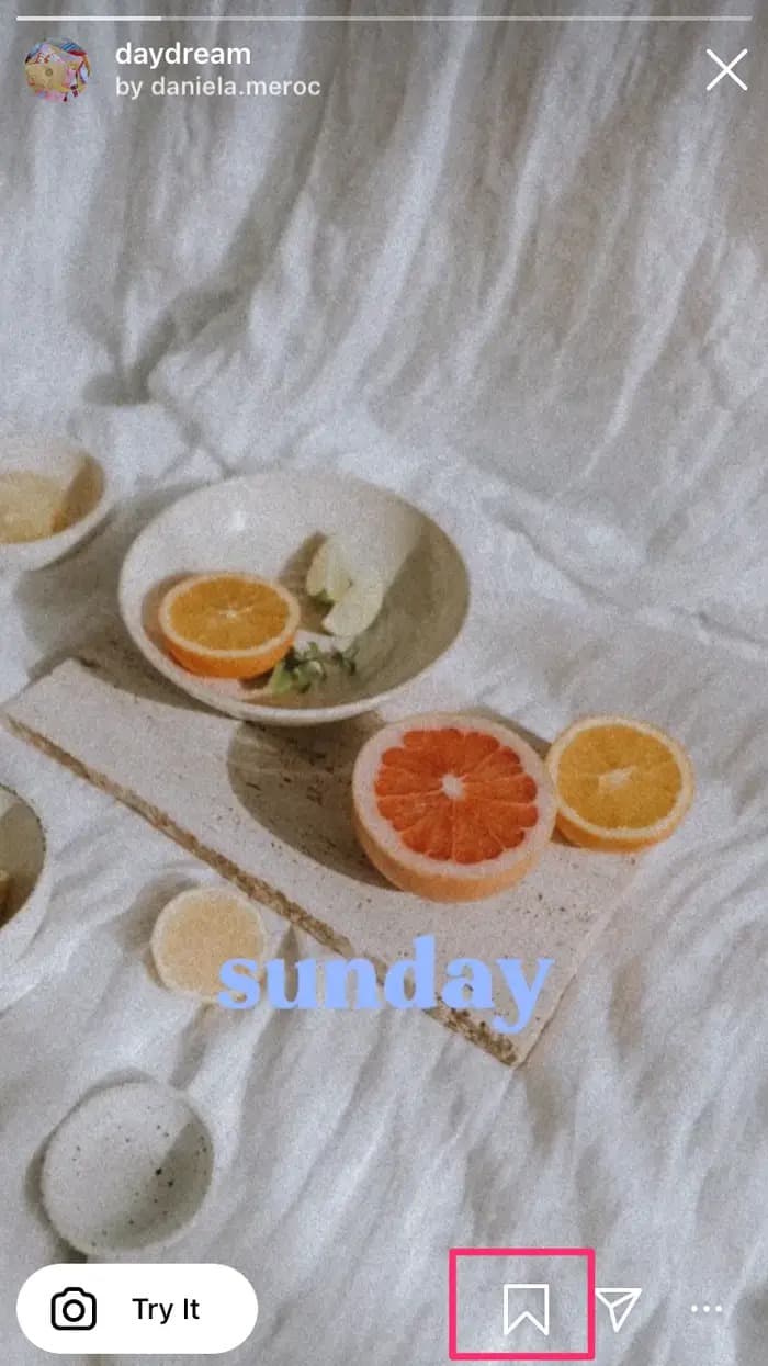 enregistrer filtre instagram