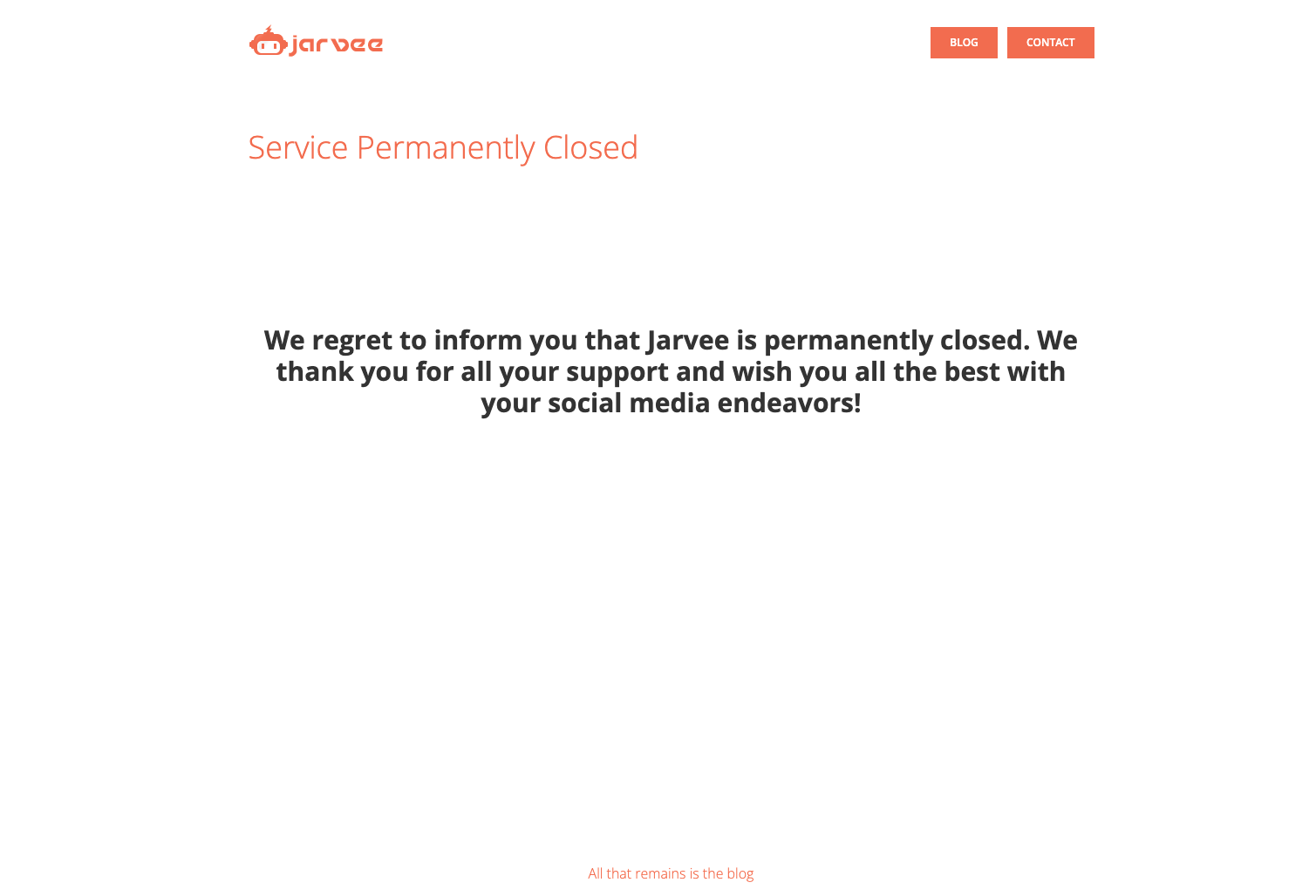 jarvee landing page