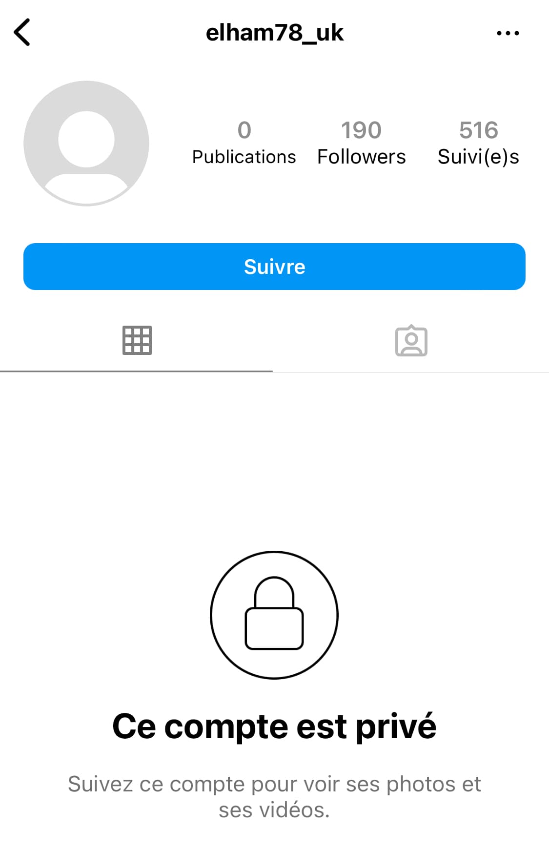 exemple faux compte instagram