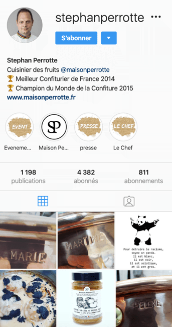 compte instagram stephanperrotte