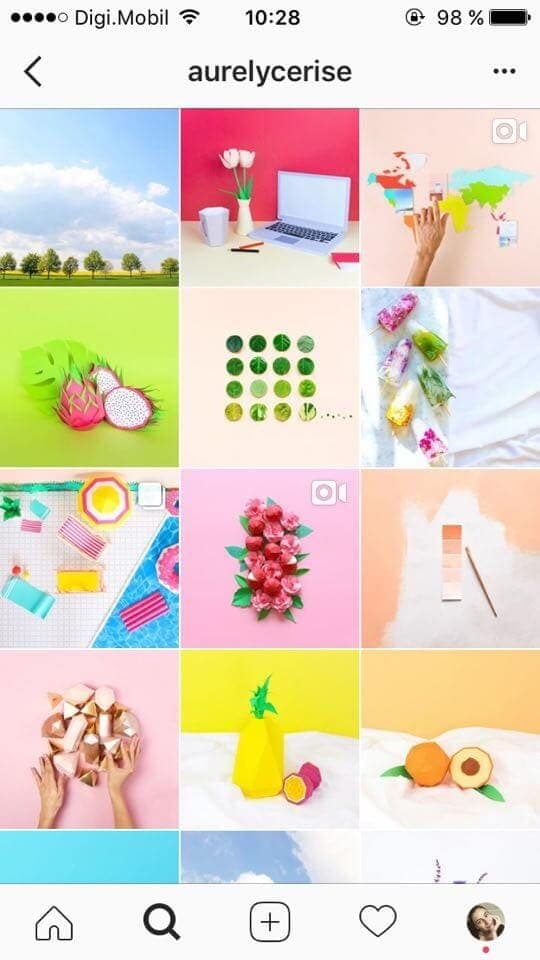 feed instagram colore