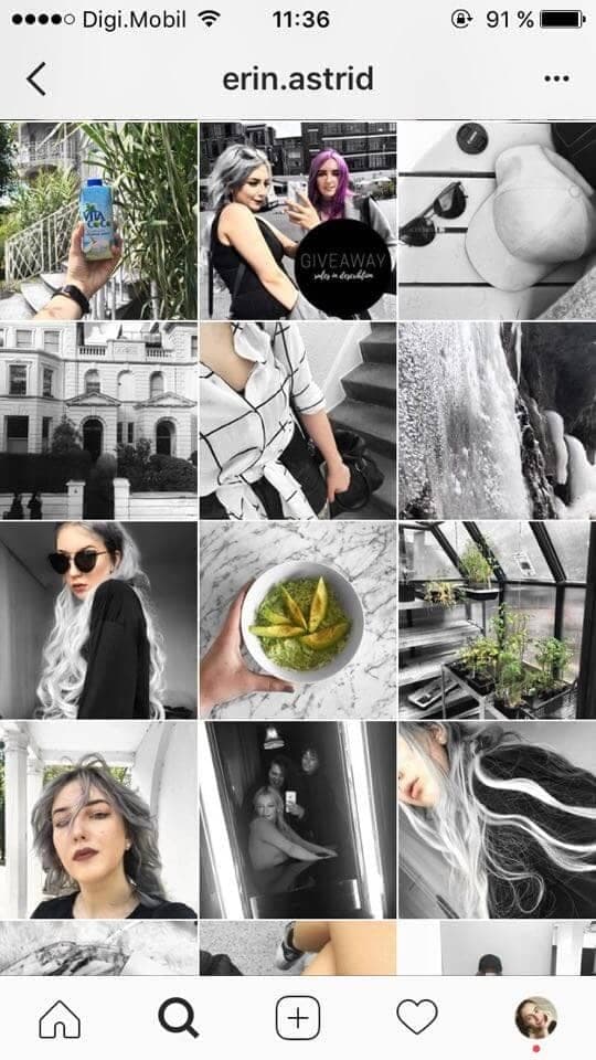 feed instagram color splash