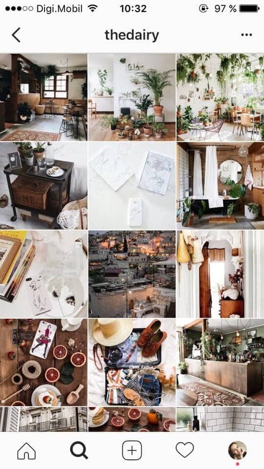 feed instagram flatlays