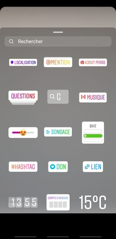 Utiliser les sondages Instagram en story