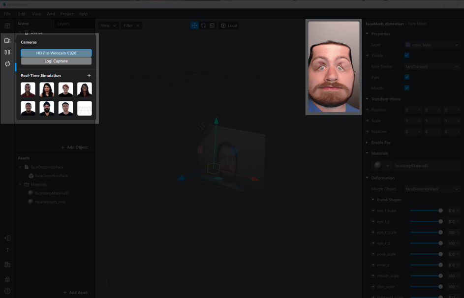 spark ar instagram connecter webcam