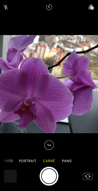 format carre iphone