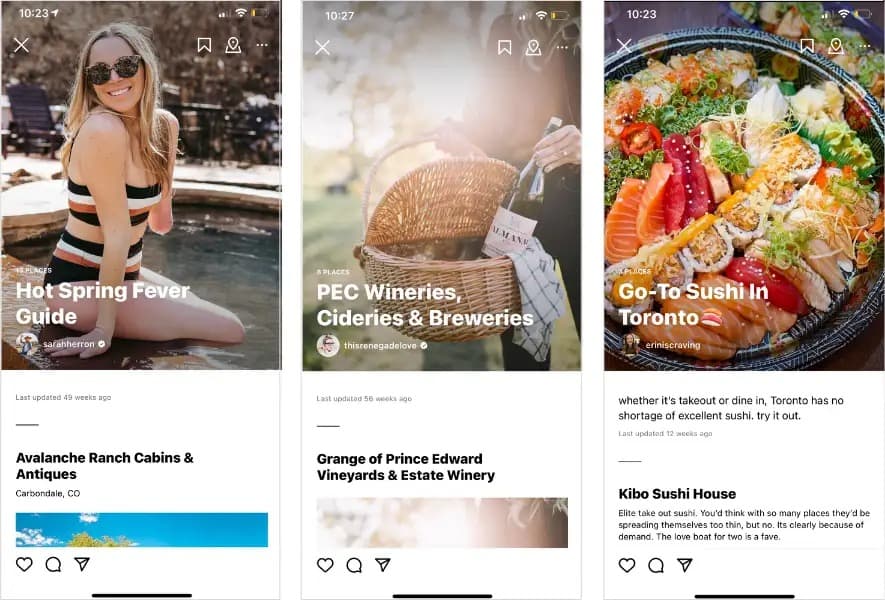 guide instagram lieux
