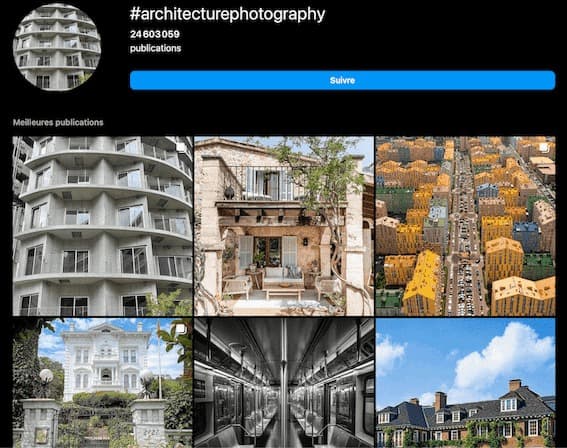hashtags photographie urbaine