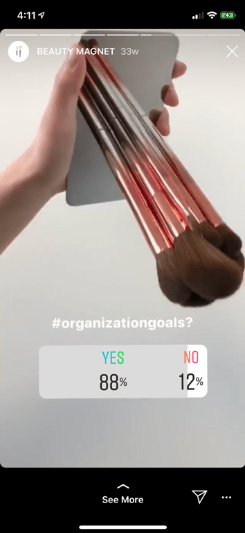 sephora instagram screen