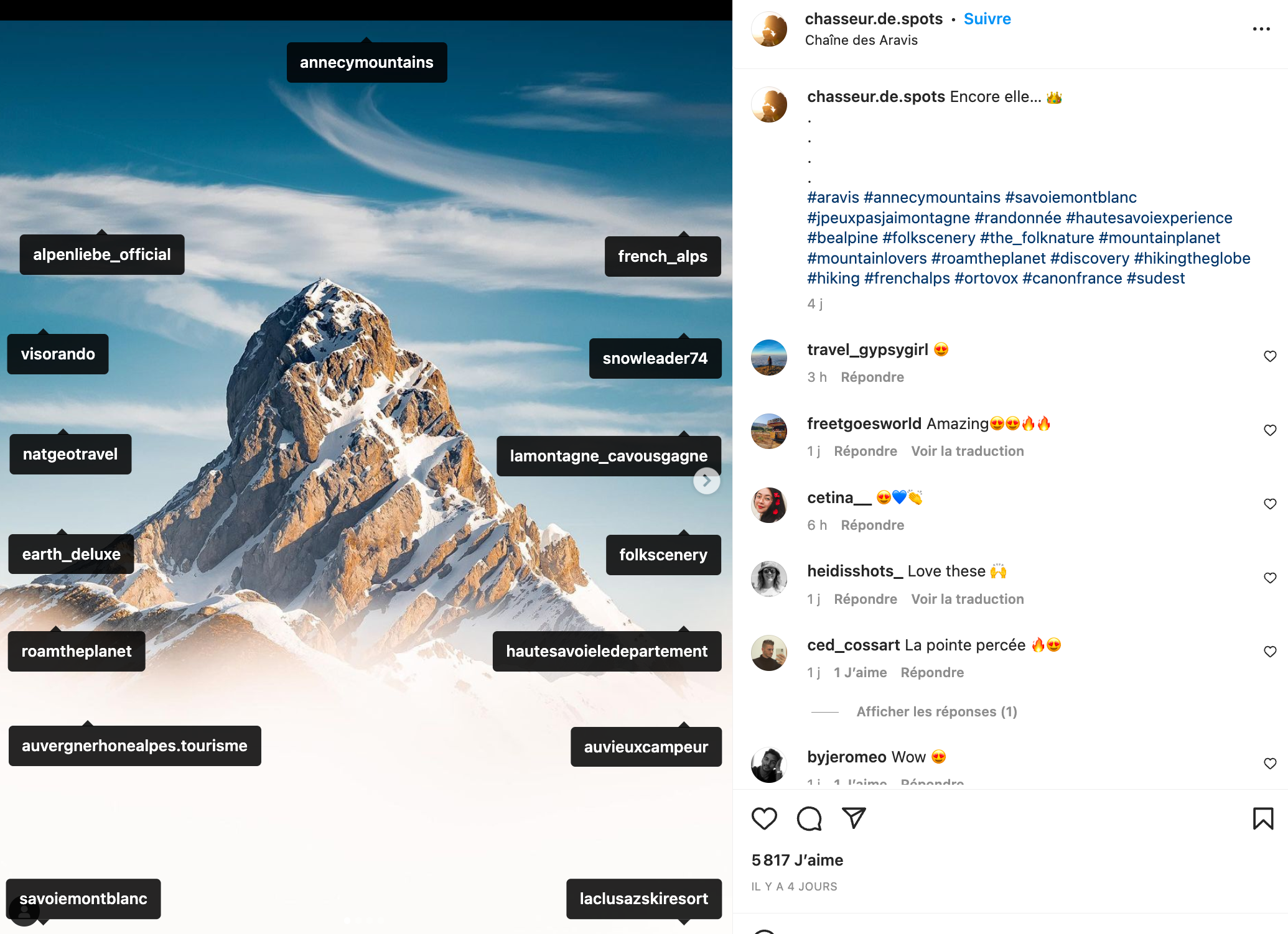 identification instagram