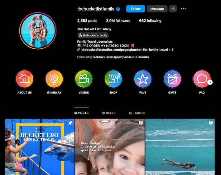 compte influenceur famille instagram americain