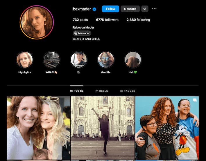 influenceuse anglaise instagram rebecca mader