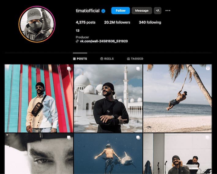 influenceur russe insta