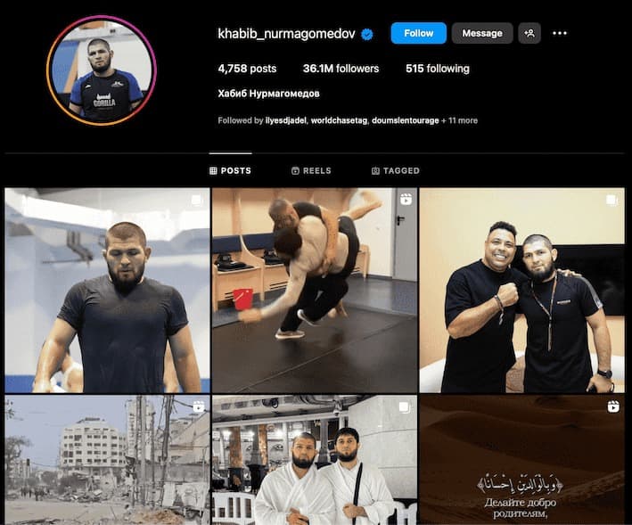 influenceur russe instagram sport
