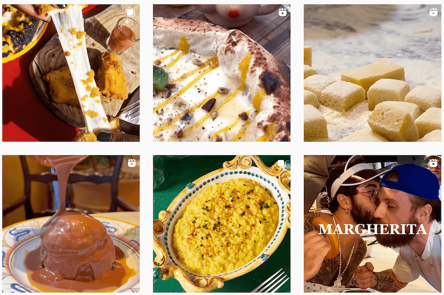feed instagram influenceuse big mamma groupe