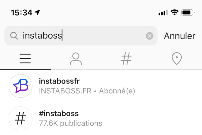 recherche instagram boostfluence