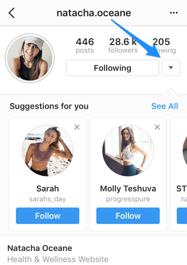 suggestions instagram profile