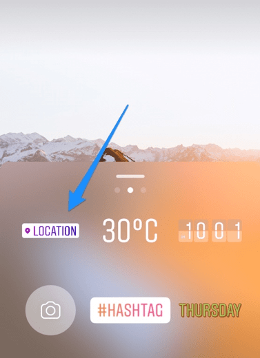 story instagram localisation