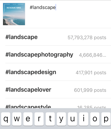 mettre hashtag publication instagram