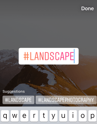 story hashtag instagram