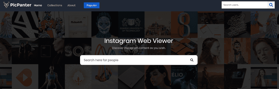 instagram sans compte picpanter