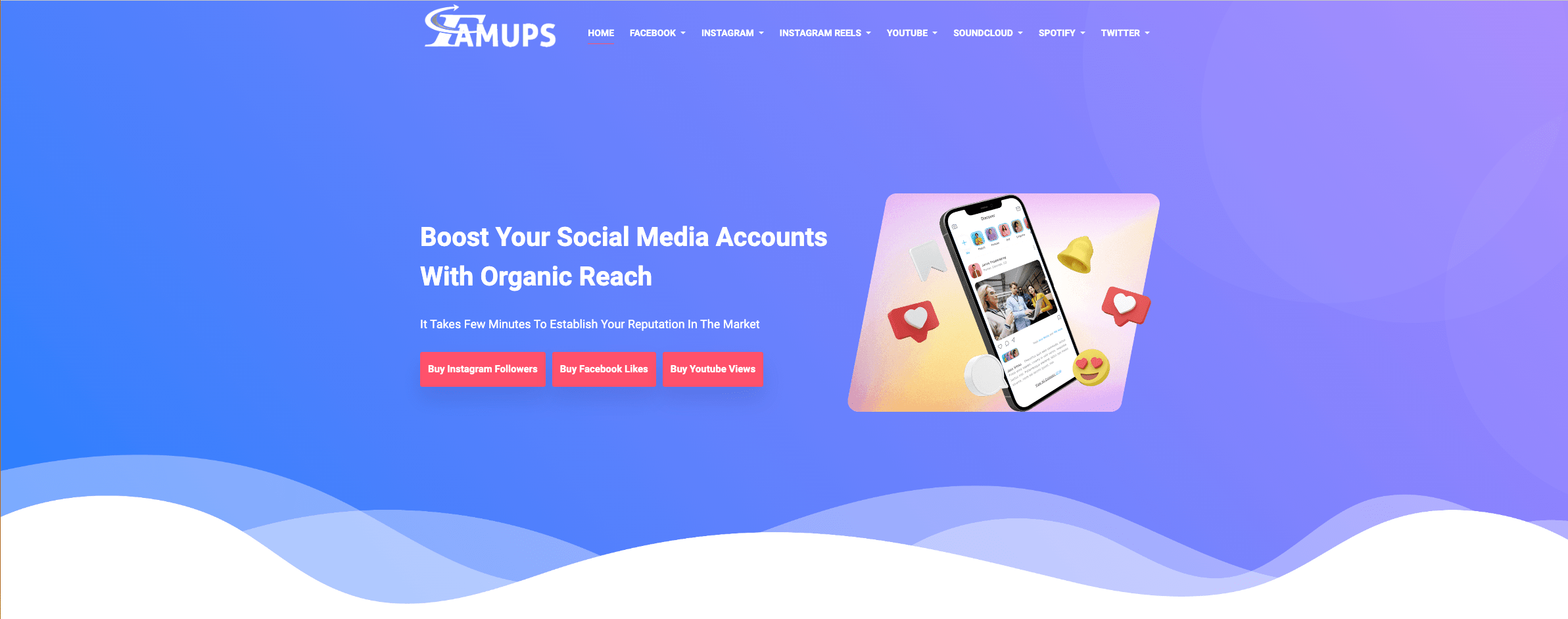 Famups website