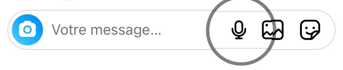 message instagram vocal