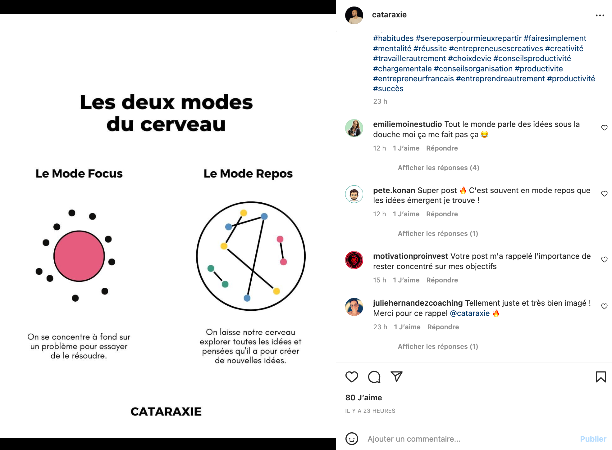 commentaire instagram