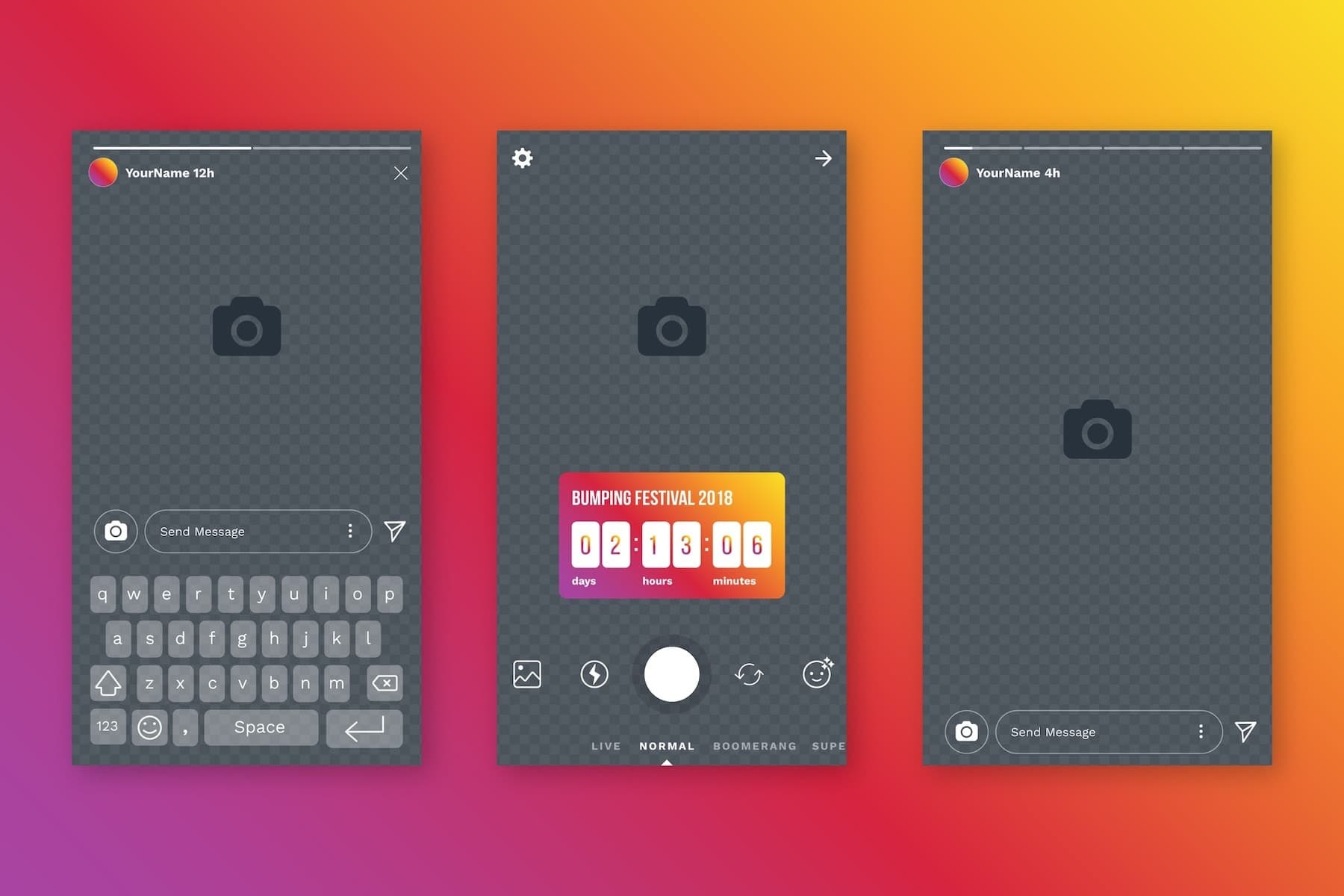 autocollant story instagram