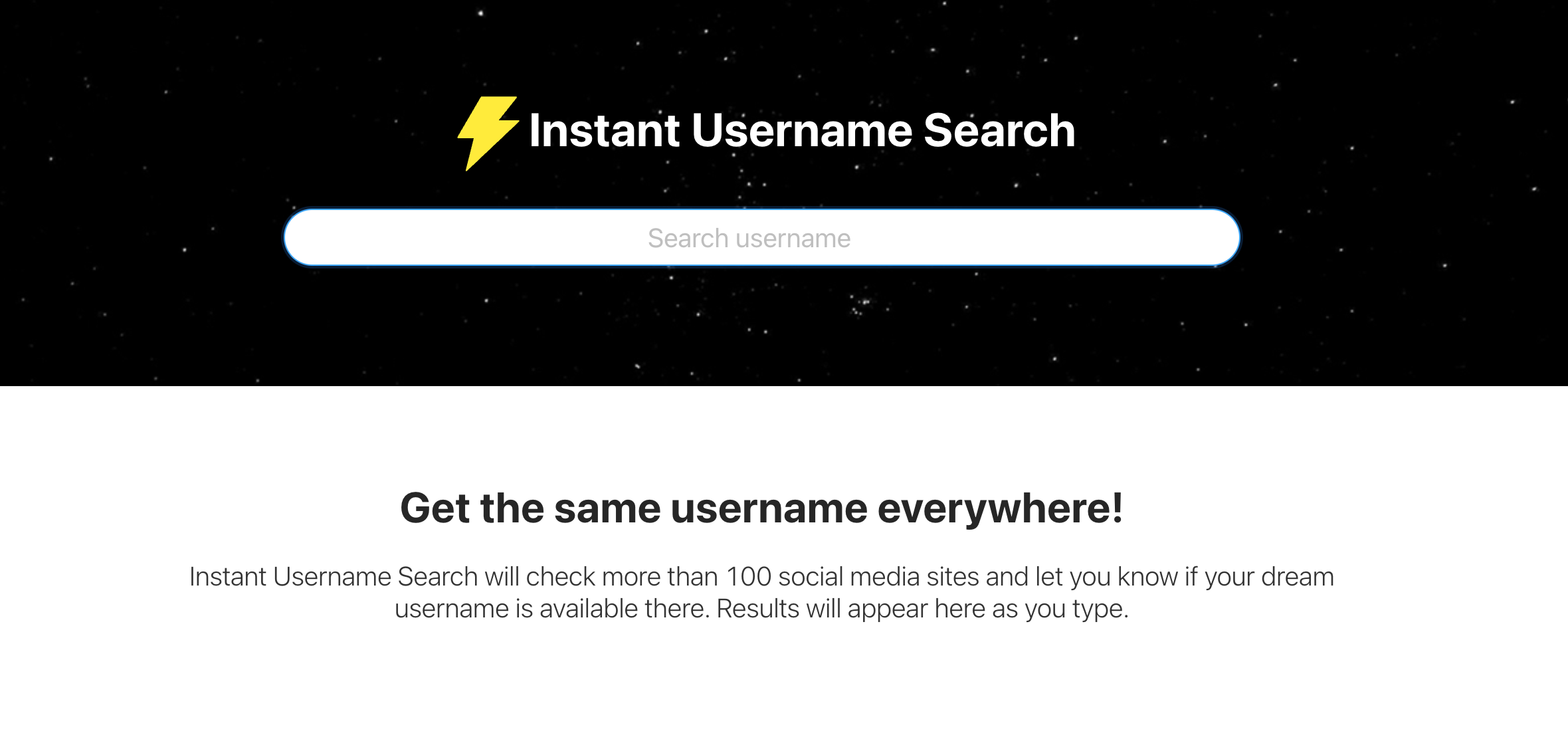 instantusername