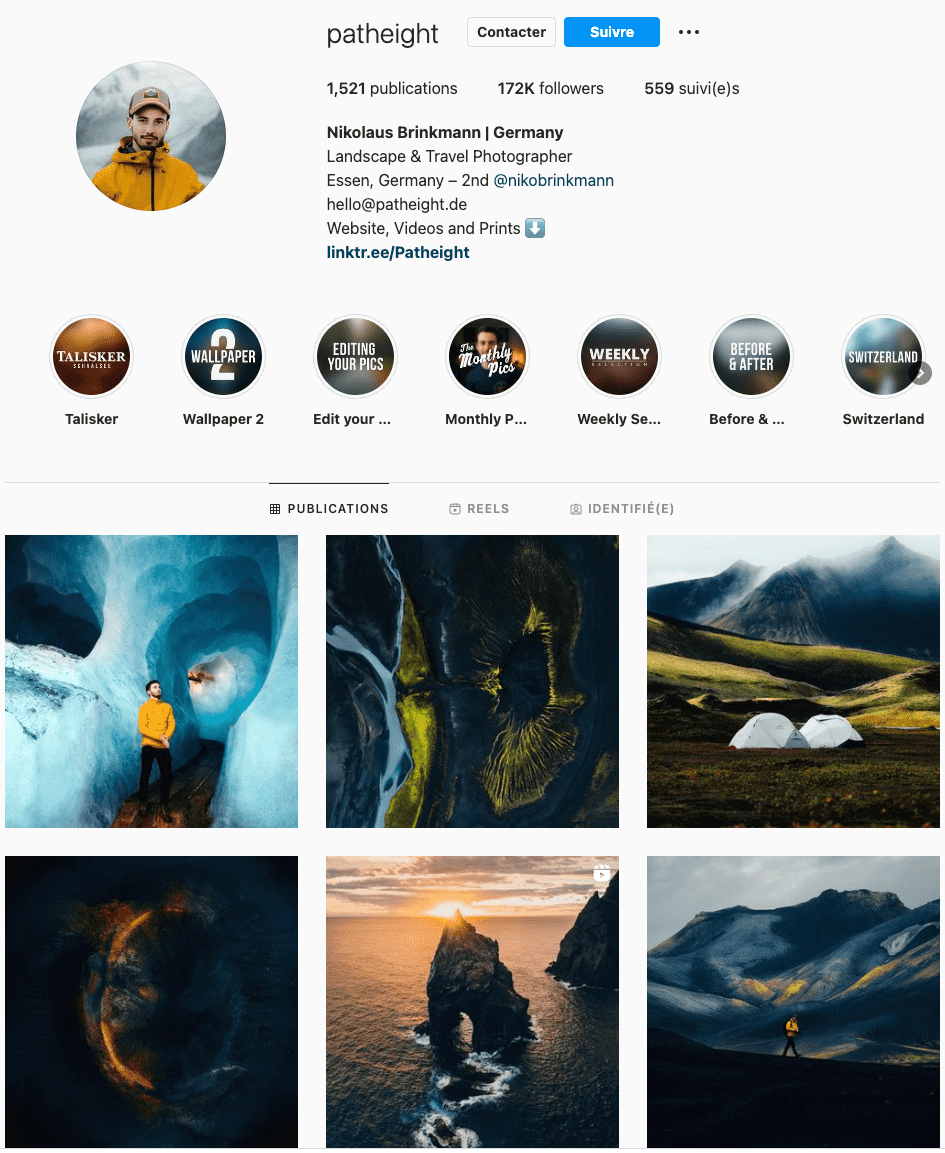 photo profil instagram patheight