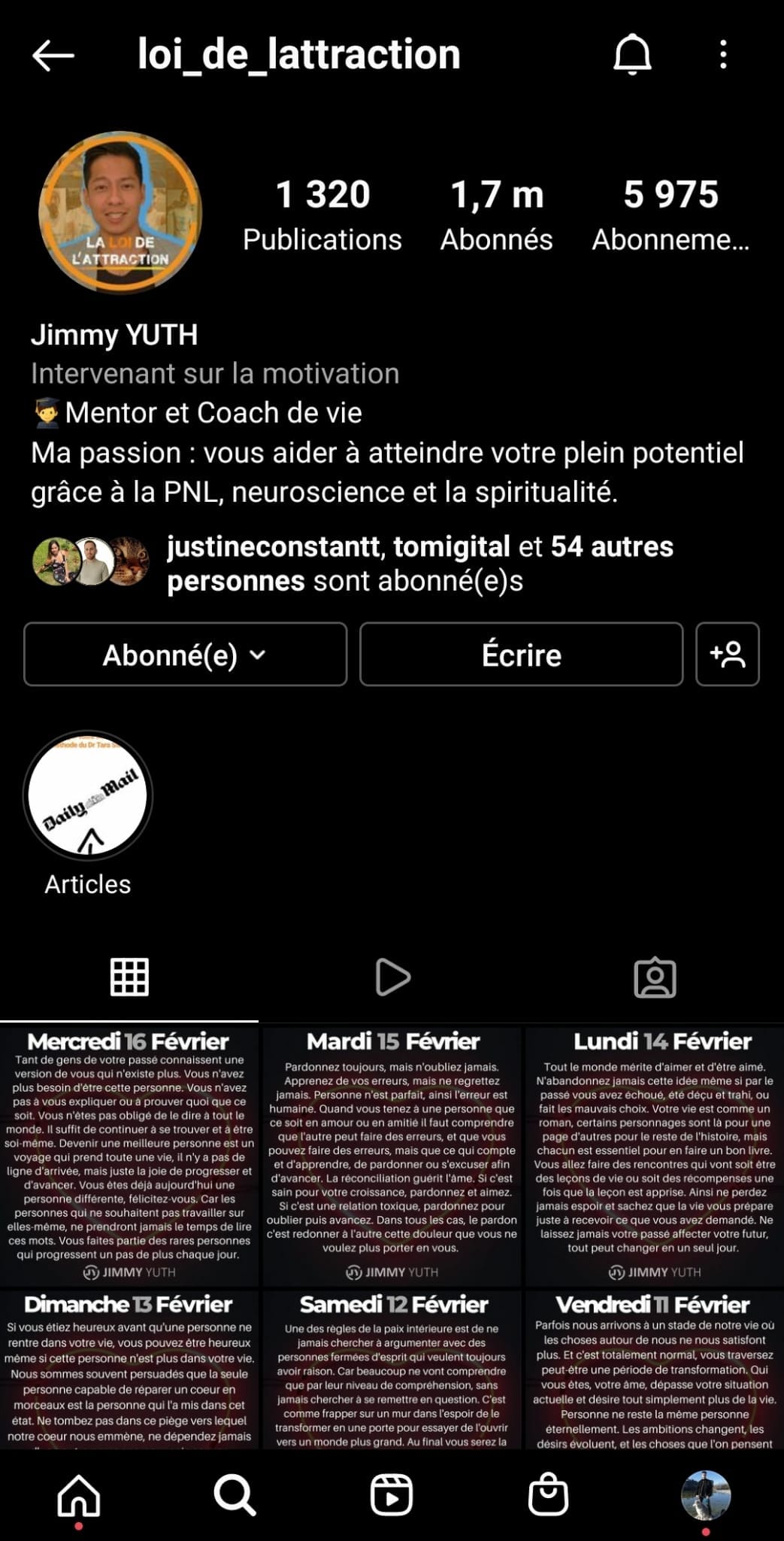 loi de l attraction
